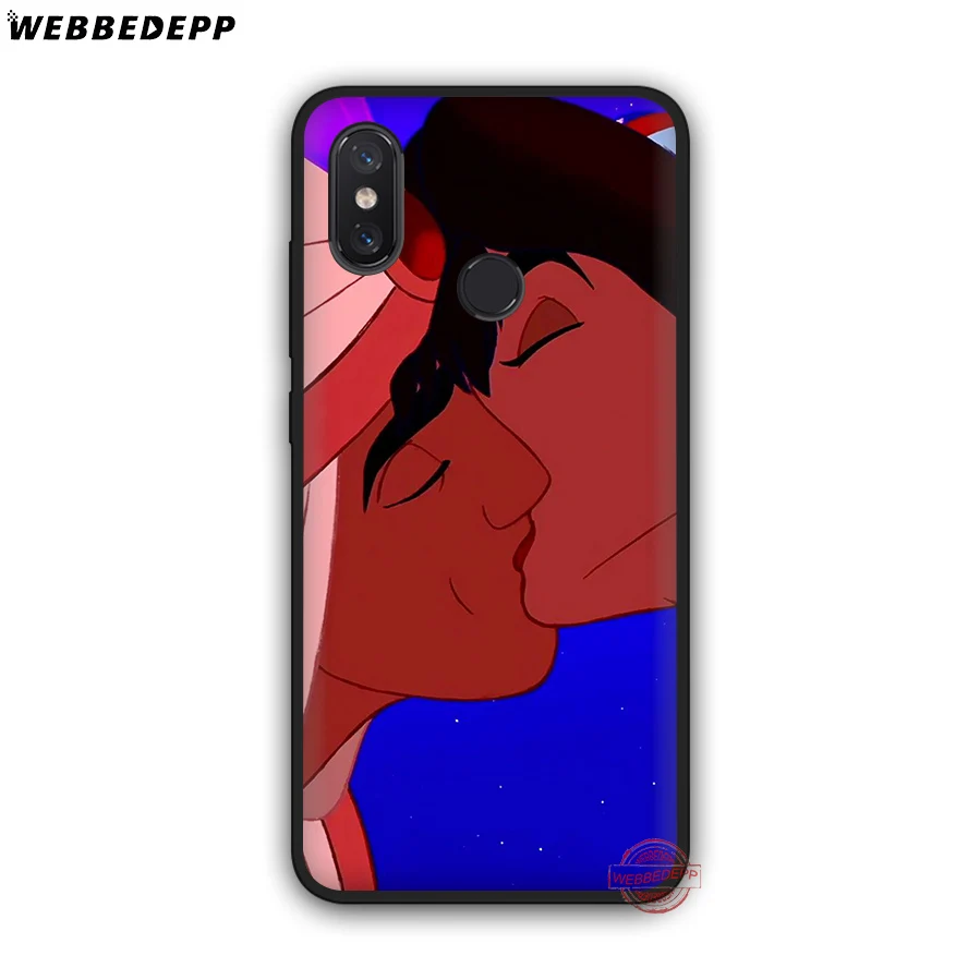 WEBBEDEPP Disny Aladdin Jasmine Soft Silicone Case for Xiaomi Mi 6 8 9 SE MAX 3 A1 A2 Lite F1 Cover | Мобильные телефоны и