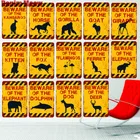 20x30 см Остерегайтесь собаки винтажный металлический знак двора зоопарк ферма украшение животных пластина слон лиса хорька лошадь плакат N268