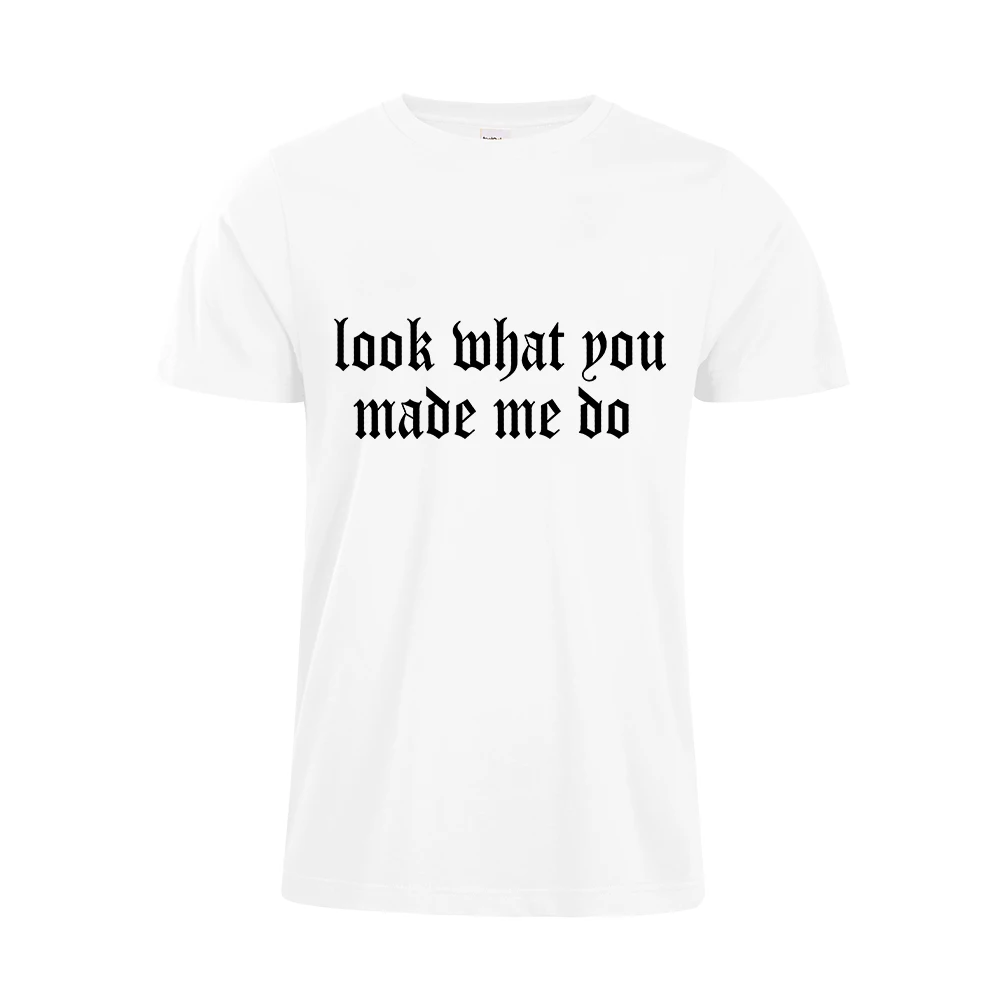 2019 новая футболка Taylor Look What You Made Me Do с надписью Tees Swift Rep Shirt|Футболки| |