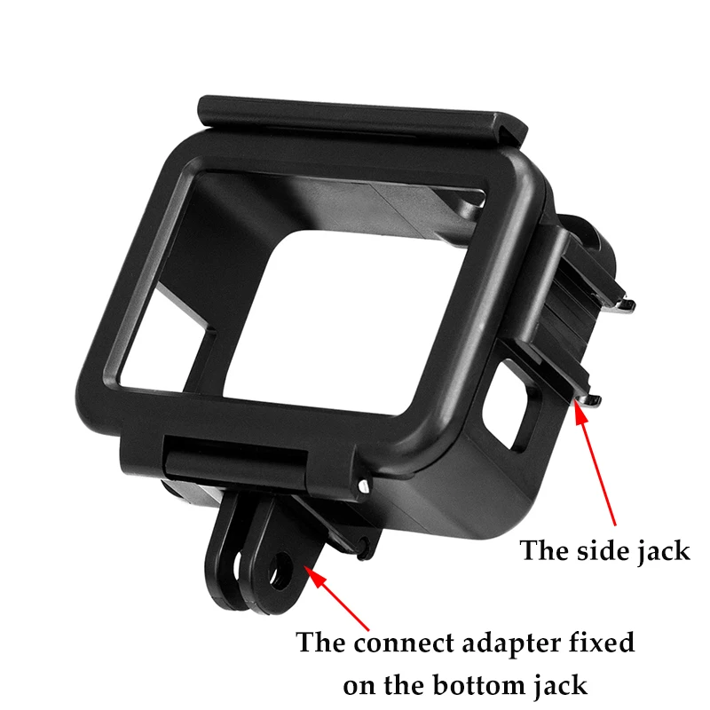 Защитная Вертикальная рама TELESIN, стандартная рамка для gopro hero 7 6 5 black gopro7 go pro 7, аксессуары