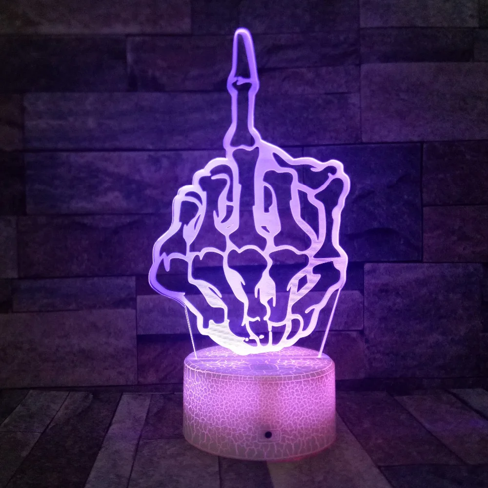 Светодиодсветильник настольная лампа 3D в форме лампы|Ночники| |