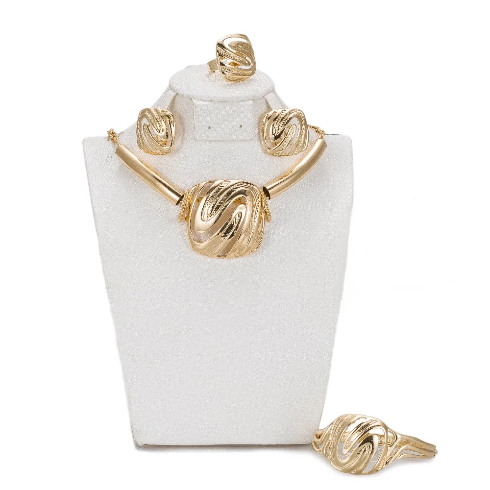 2017 африканские бусы комплект украшений из Дубая нигерийские Свадебные Дубай