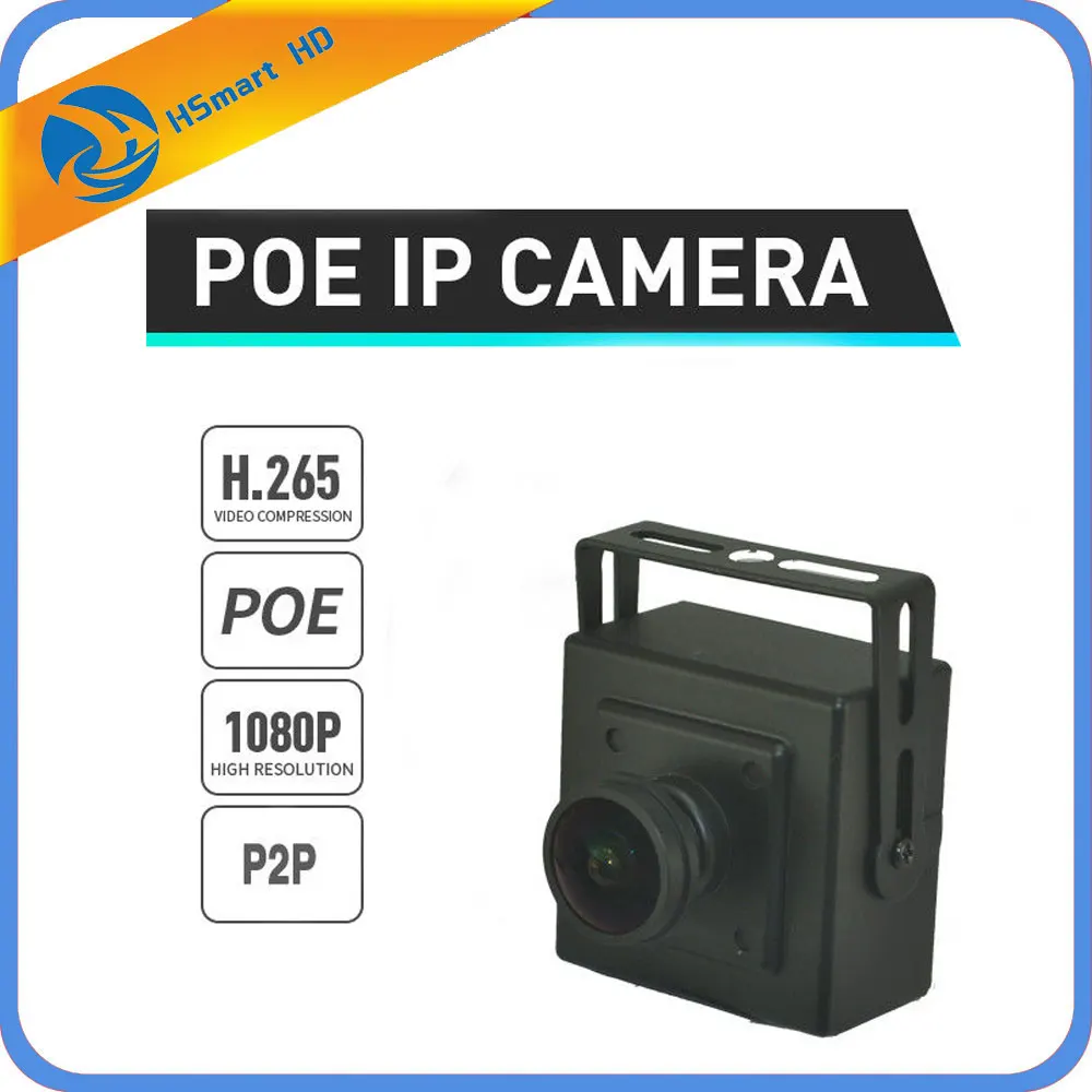 2MP H.265 1080P 1 8/2 8/3 6/6/8/12/16/25 мм объектив CCTV H.264 IP коробка для мини камеры с поддержкой POE