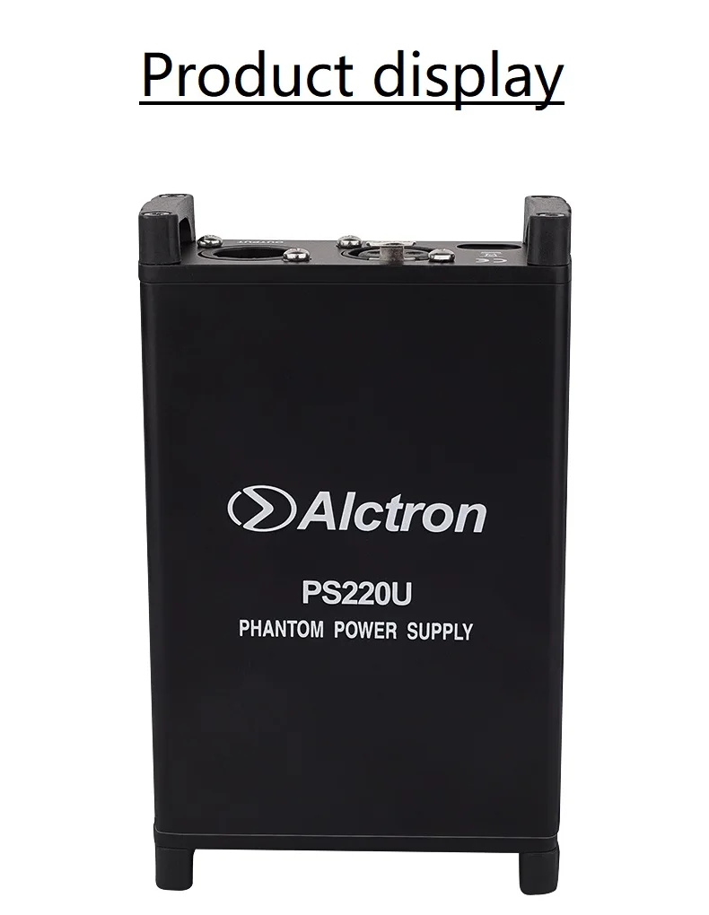 Alctron PS220U 48 В фантомный источник питания USB источник питания Выключатель шумоподавления легкий портативный для конденсаторного микрофона