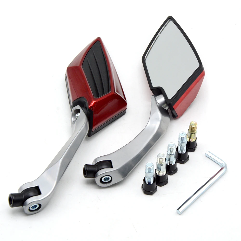 Зеркало заднего вида для мотоцикла универсальное пластиковое боковое зеркало
