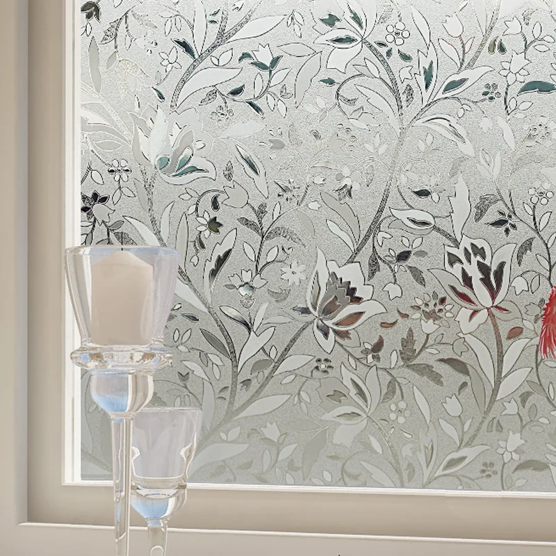 2018 последняя стеклянная пленка офисная перегородка матовые полосы статическая