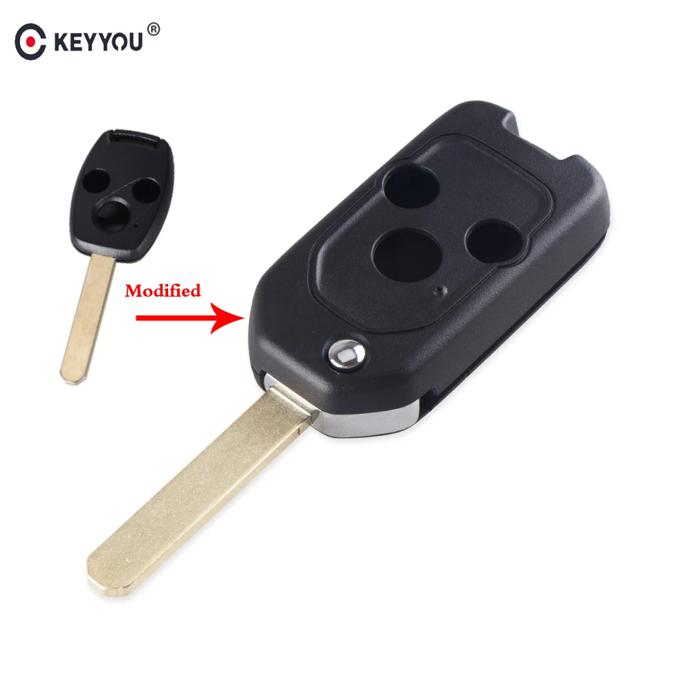 3 кнопочный модифицированный складной пульт дистанционного управления KEYYOU