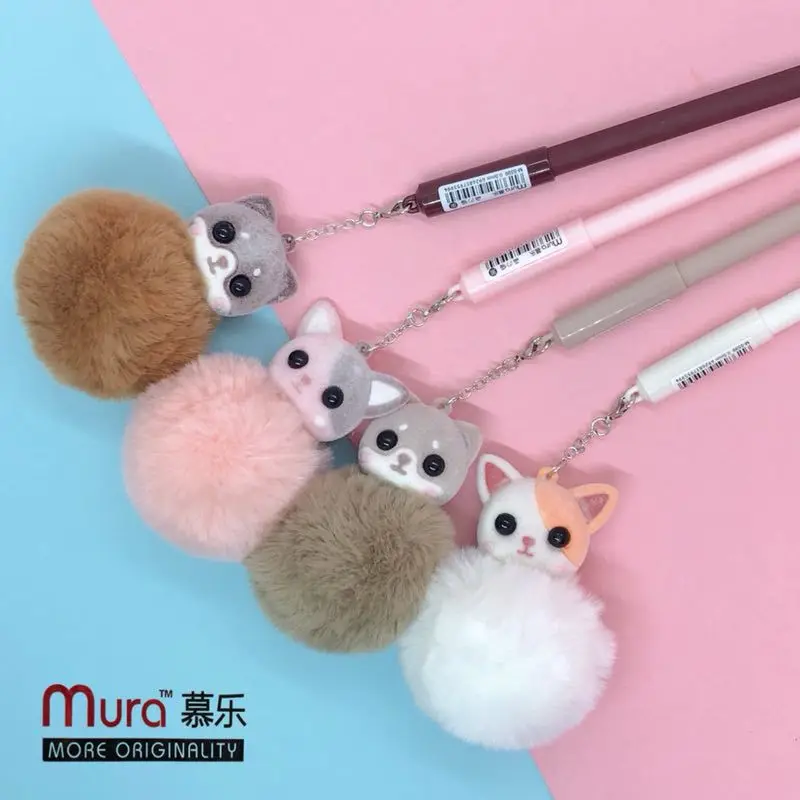 Милый мультяшный кот кулон для волос шариковая ручка канцелярские товары
