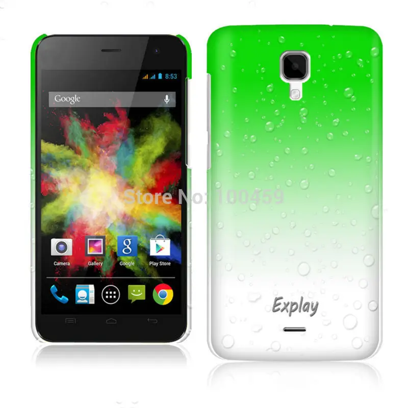 3D Raindrop Design Transparenet Plastic Skin Cover For Explay Vega Phone Case |