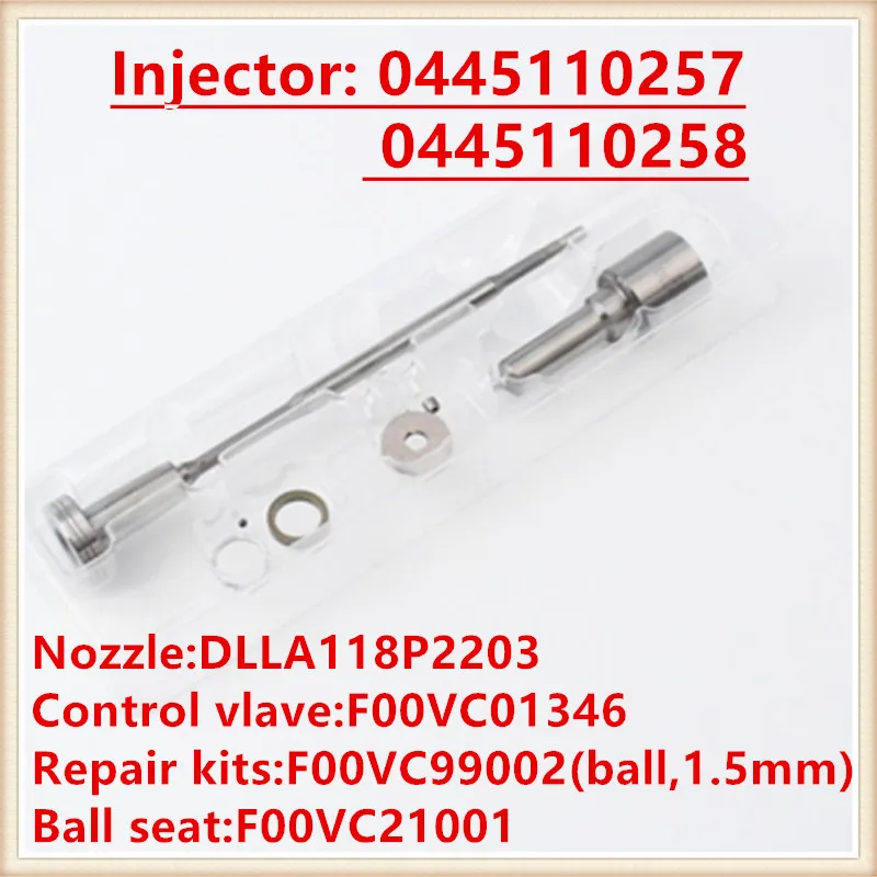 

Diesel injection repair kits 0445110257 injector full gasket set 0445110258 seal kits 0445110257 0445110258 OVERHAUL KITs