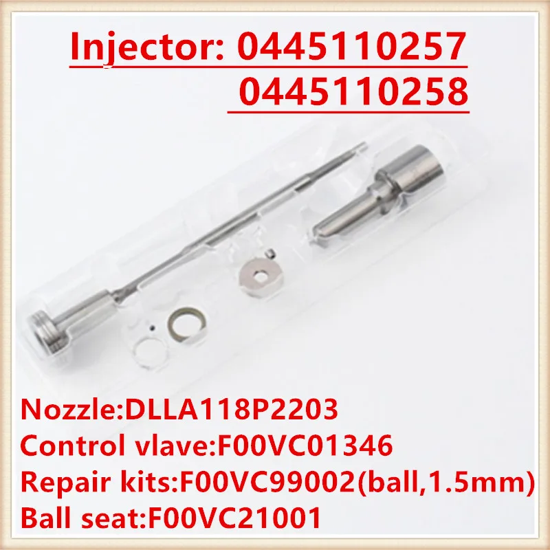 Diesel injection repair kits 0445110257 injector full gasket set 0445110258 seal OVERHAUL KITs | Автомобили и мотоциклы