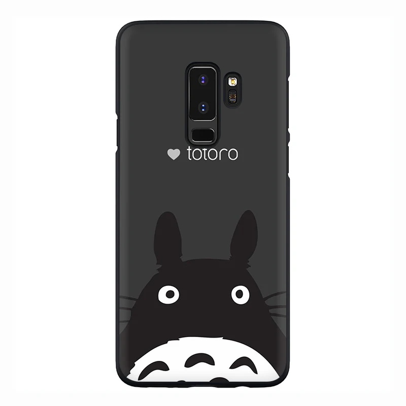 Мягкий чехол для телефона Studio Ghibli Ghiblies totoro для samsung Galaxy M10 20 30 S6 7 Edge S8 9 10 Plus S10E Note 8 9 - Цвет: B4