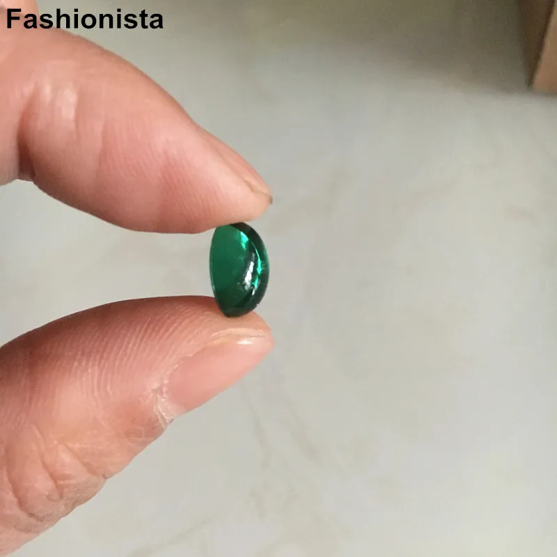 150 pcs Oval 8*10mm Flat Back Cabochon Smooth Acrylic For Jewelry Project Glue-on Cabs Beads DIY Crafts Many Colors | Украшения и
