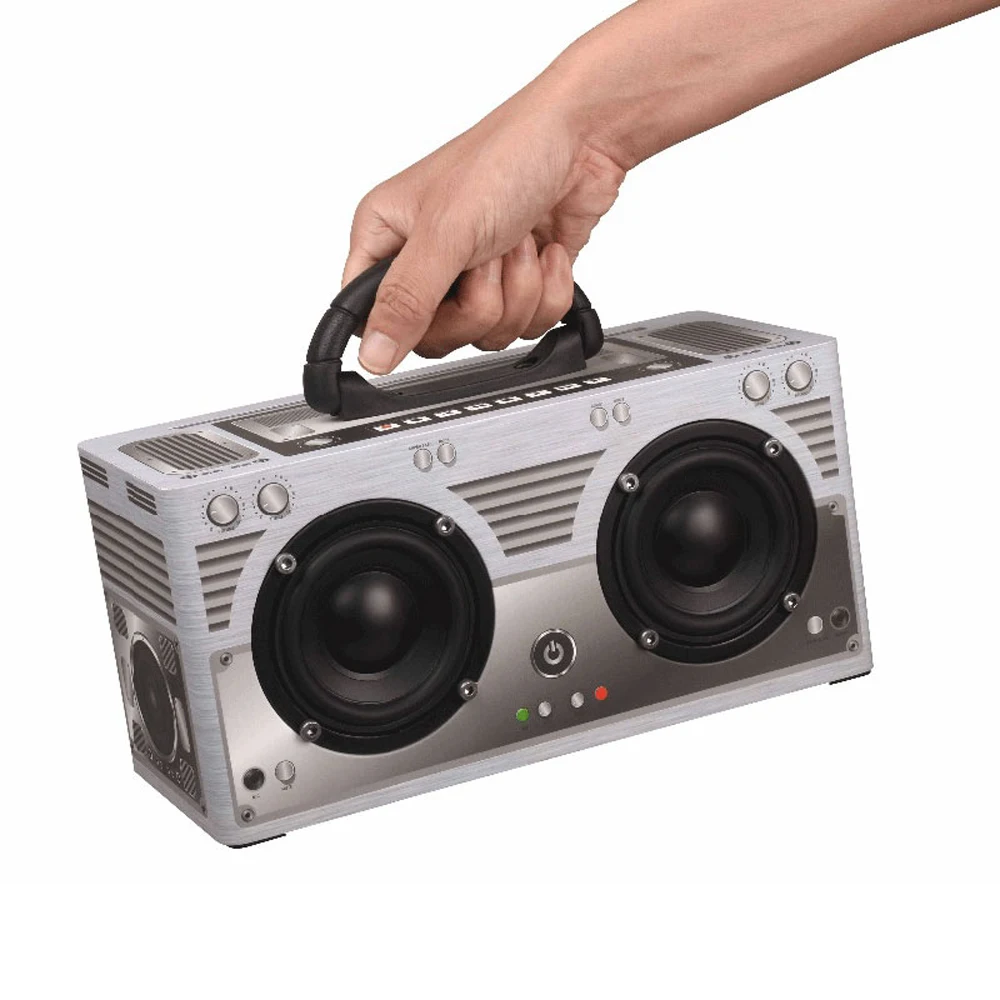 Классическая портативная Bluetooth Колонка в стиле ретро 20 Вт динамик с Bluetooth/USB/TF