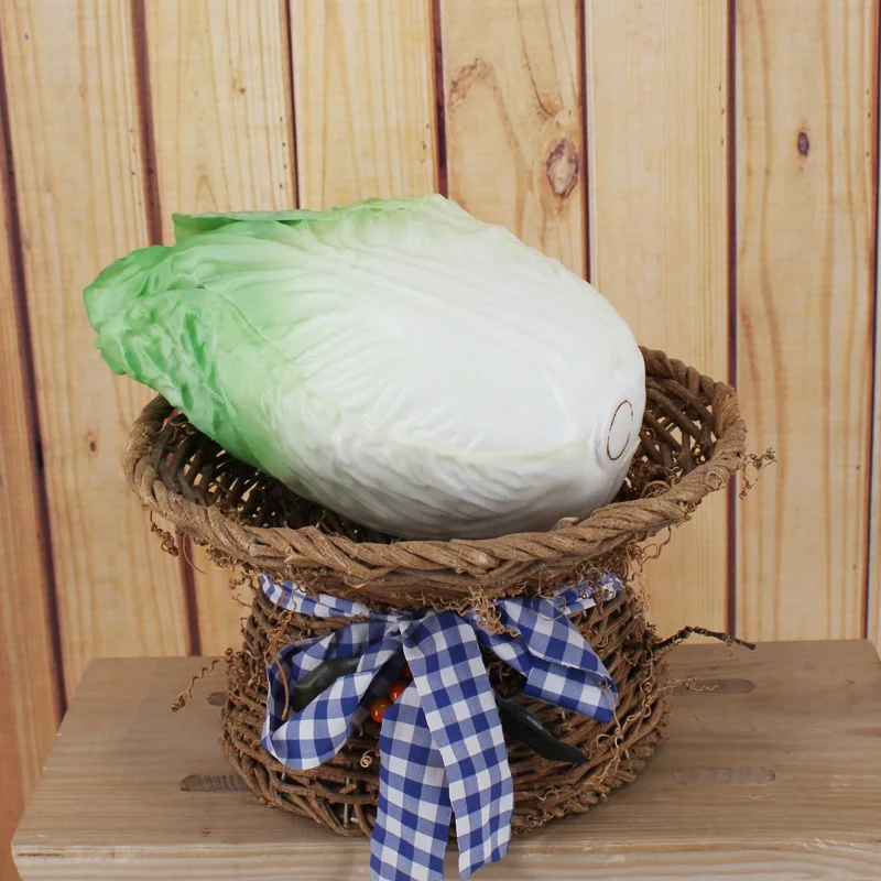 S005 cabbage 5 Искусственные овощи пластиковые поддельные овощи еда стрельба реквизит домашний магазин украшения для ресторана детские развивающие игрушки - Цвет: S005 cabbage 5