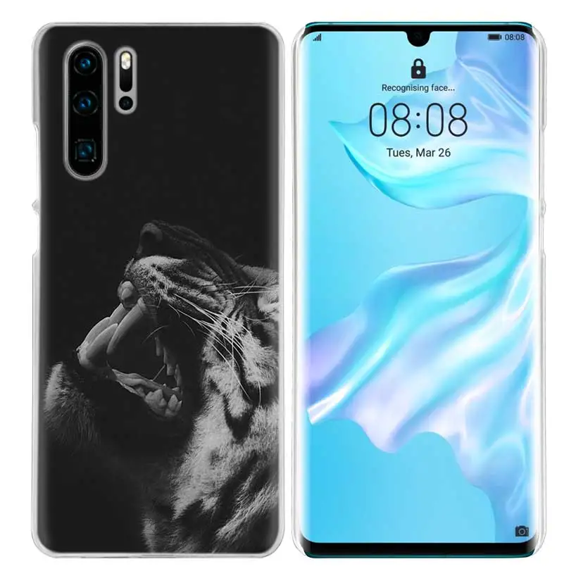 09 Чехол с тигровым леопардовым принтом для huawei P20 P Smart Z Plus P30 P10 P9 P8 mate 10 20 lite Pro Mini, жесткий чехол для телефона из поликарбоната - Цвет: 09