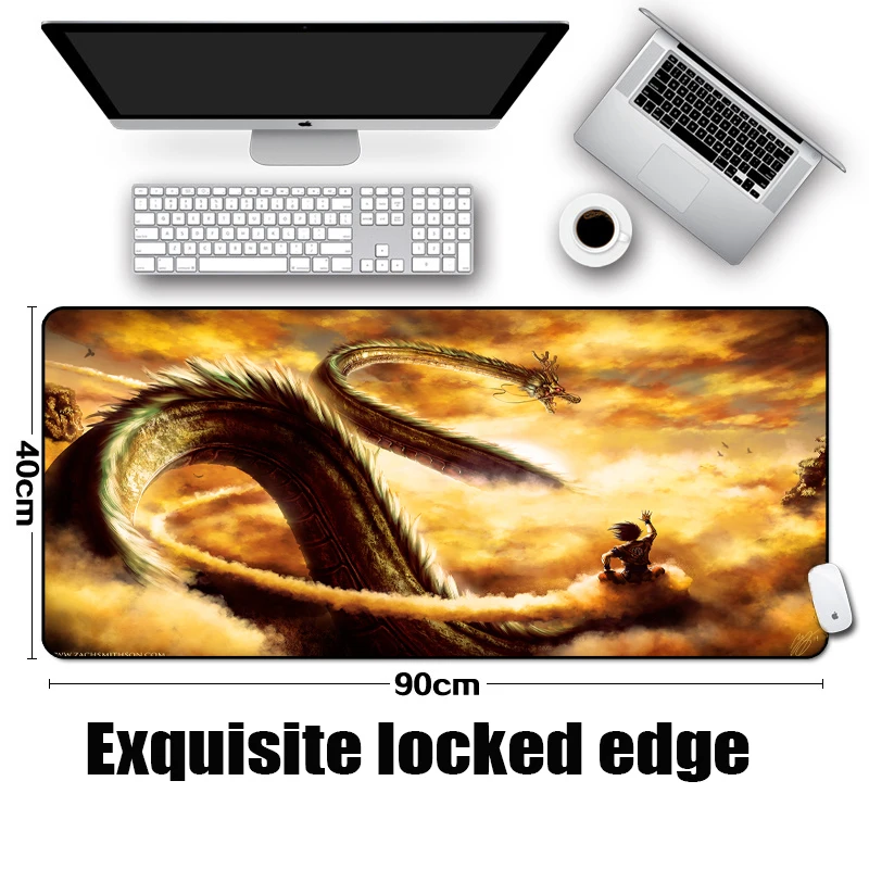 400X900X2MM Congsipad Убийца Драконов стиль игровой коврик для мыши Монстр шаблон настольные коврики большой размер 400x900 и используется для украшения стола - Цвет: 400X900X2MM
