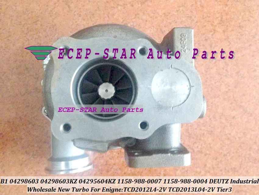 B1 04298603 04295604 04298603KZ 04295604KZ 1158 988 0007 11589880004 турбо для промышленного TCD2012L4 2V DEUTZ TCD2013L04