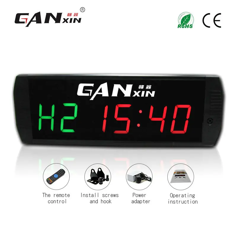 

[Ganxin]3'' Plus Wholesale Led Crossfit Timer With Remote Control Electronic Gym Interval Timer