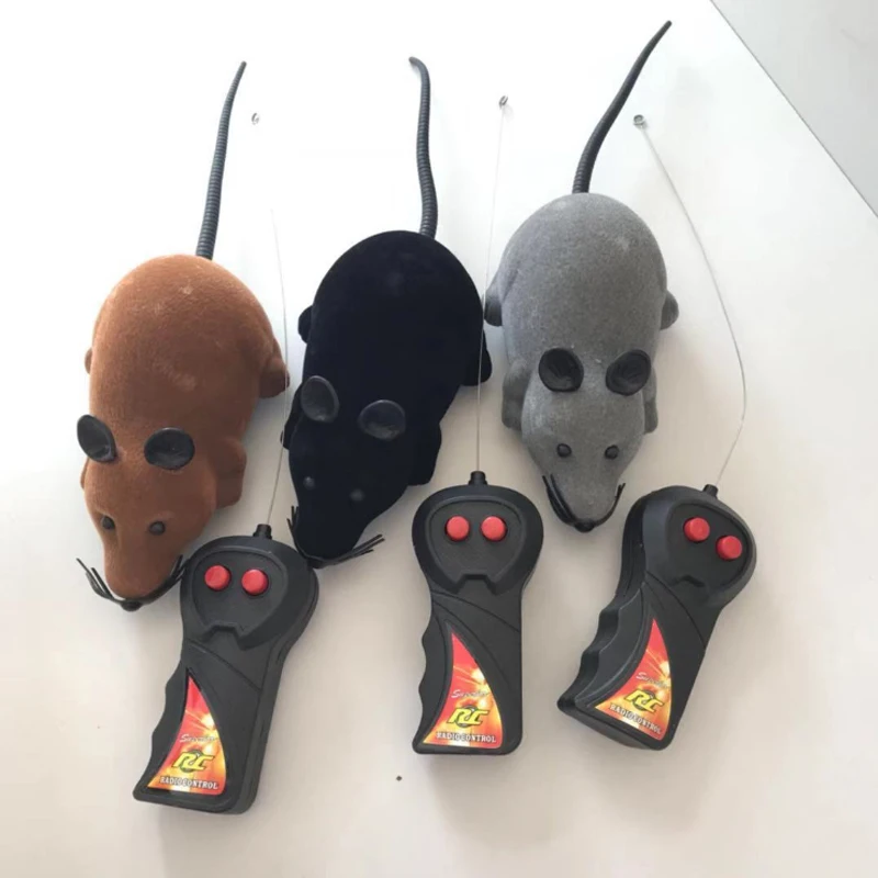 Мышь игрушки беспроводной RC мышки для котов игрушки пульт дистанционного управления ложная мышь Новинка RC кошка забавная игра мышь игрушки для кошек дропшиппинг