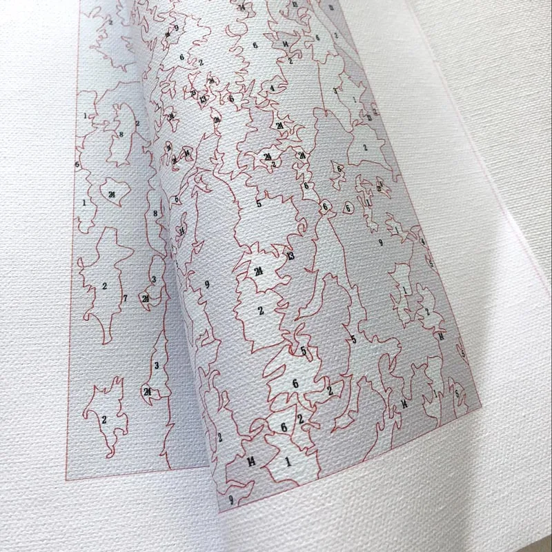 Акриловая краска с номерами абстрактная Современная Настенная картина холст для