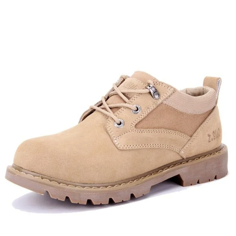 Новинка мужские ботинки замшевая обувь Мужские Модные дышащие рабочие Zapatos