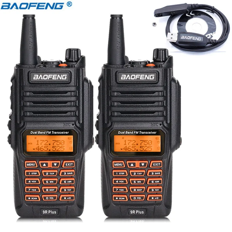 Портативная рация Baofeng UV 9R Plus 8 Вт водонепроницаемая Пыленепроницаемая IP67