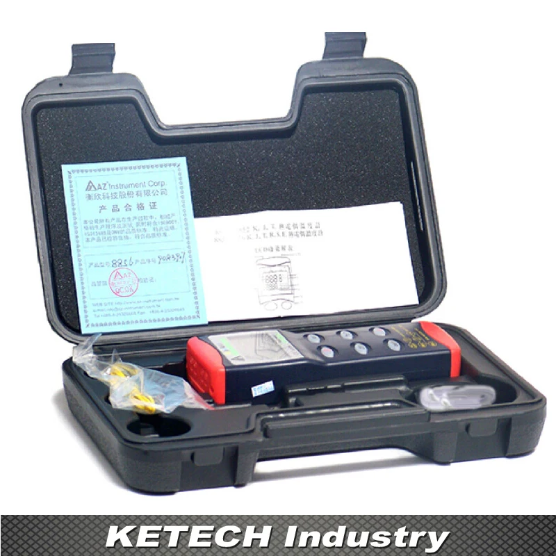 

AZ-8856 RS232 K/J/T/R/S/E Handheld Digital Thermometer
