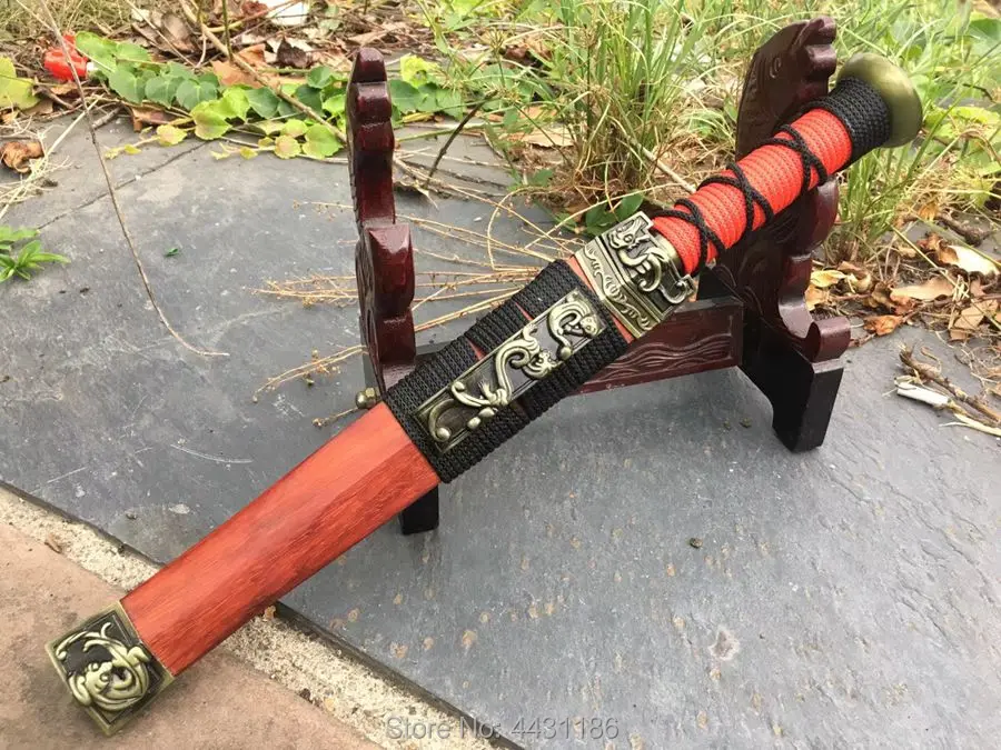 40 см * переносной удобный меч для самообороны китайский свернутый узор сталь