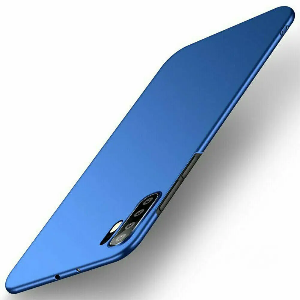 Жесткий матовый чехол для huawei P Smart Y6/Y7 Pro P30 Lite Pro Honor 10i 20i View 20 8S 8A 8X360 Полное покрытие защитный чехол из поликарбоната - Цвет: Синий