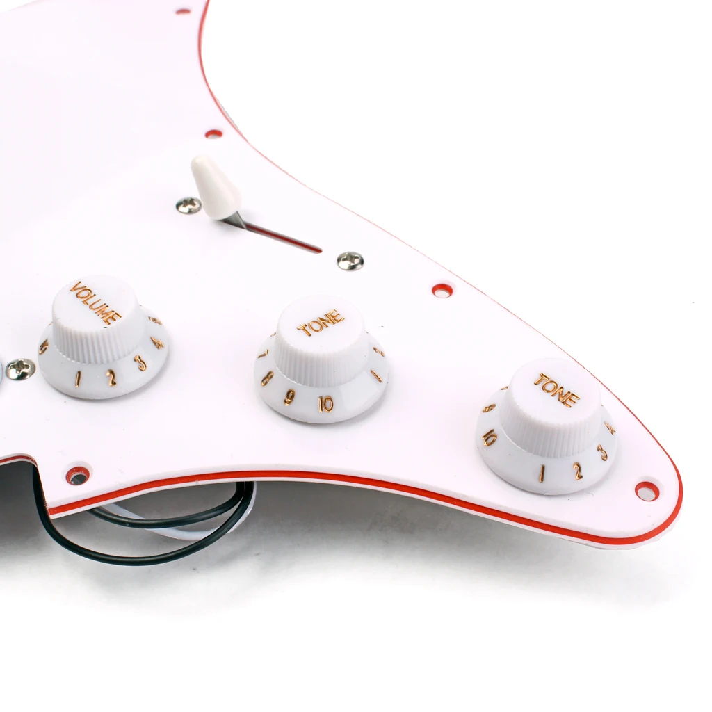 Набор Prewired Alnico V Pickguard для Fender гитара Stratocaster с 11 винтами аксессуары музыкальных