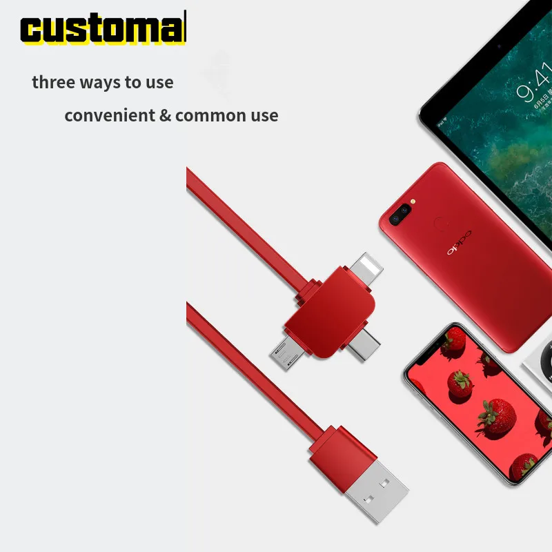 Органайзер 3 в 1 для быстрой зарядки Apple Android Type-c шт.