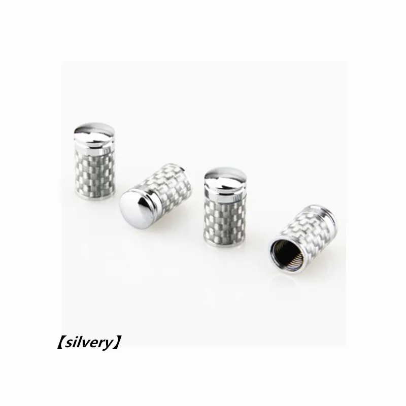 4 шт. углеродного волокна колесо шин Колпачки клапанов кисти для Зарядное