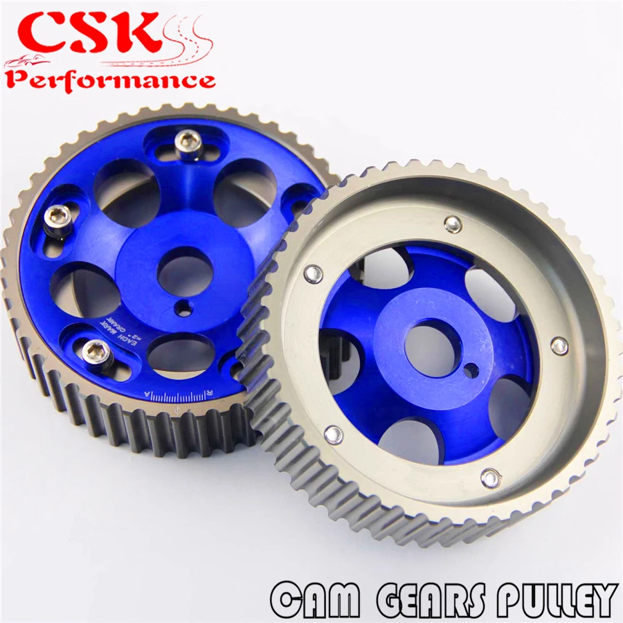 Комплект регулируемых шестеренок для Toyota Supra 1JZ 1JZGTE 2JZ 2JZGTE синий 2 шт.|pulley kit|cam