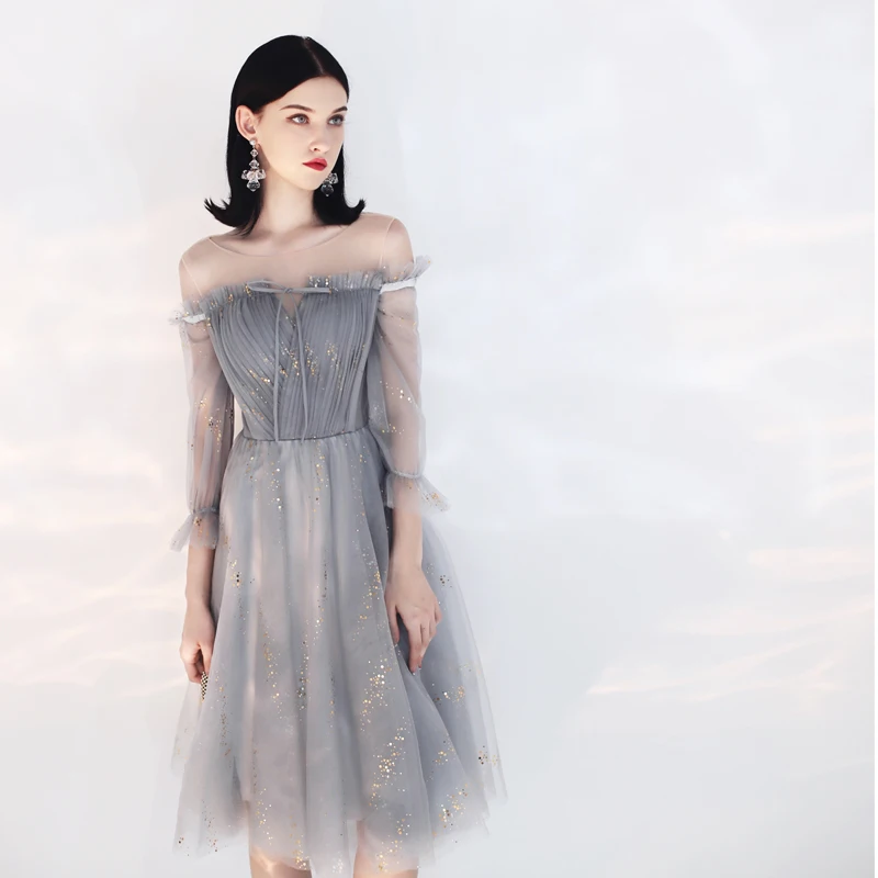 FADISTEE Новое поступление вечернее платье для выпускного вечера vestido de Festa vestido de noiva boho формальная мягкая плиссированная юбка из тюля robe de soiree