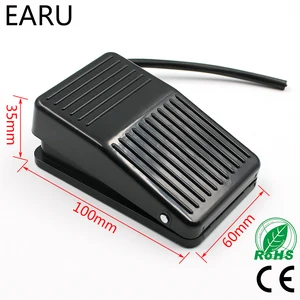 1 шт. горячий SPDT нескользящий металлический мгновенный самостоятельный переключатель электрической мощности ножной переключатель кнопочный переключатель сигнализации хорошего качества