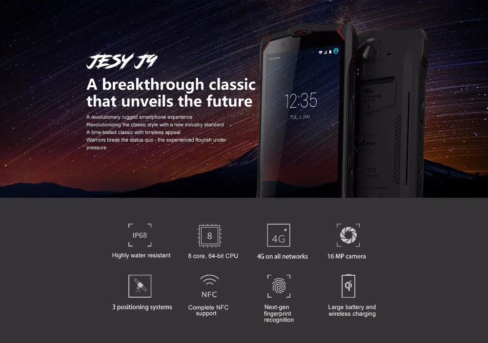 JESY J9S 3 водонепроницаемый смартфон R1 IP68 4G ударопрочный 4G ram 64GB rom смартфон 5," NFC отпечаток пальца PTT IP67 6150mAh