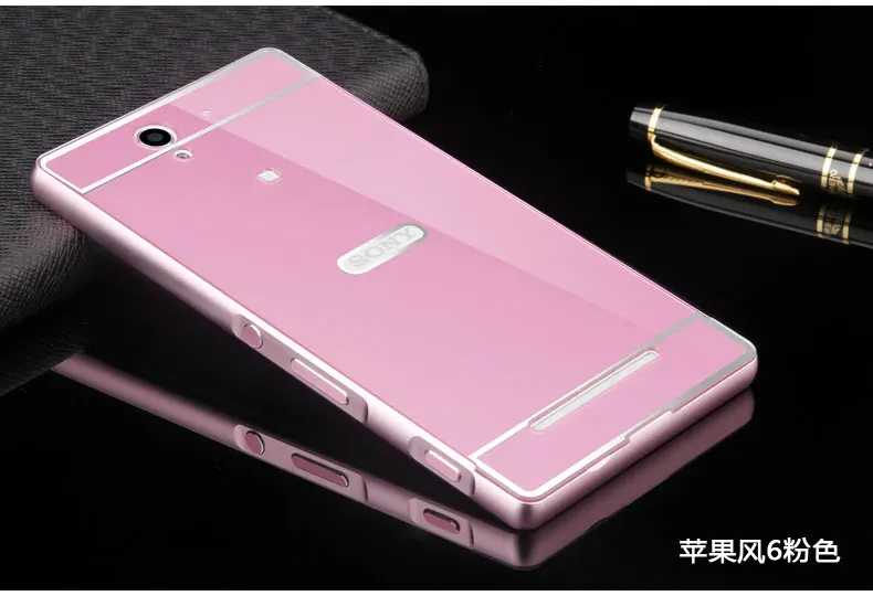 Чехол для zte Blade X3 с металлической алюминиевой рамкой, зеркальный акриловый чехол для zte Blade X3 D2 t620, защитный чехол для мобильного телефона s 5,0"