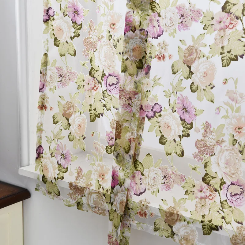 LOZUJOJU римские ткани для современной вуали занавески двери кафе панель короткие