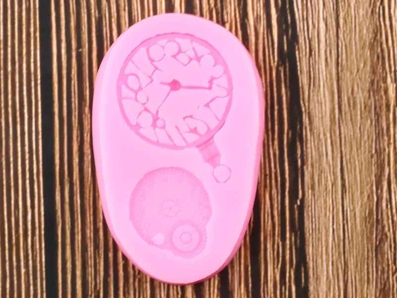 Clock Silicone Mold Watches Fondant Resin Fimo Clay Mould Cake Decorating Tools Kitchen Baking Chocolate Candy Moulds