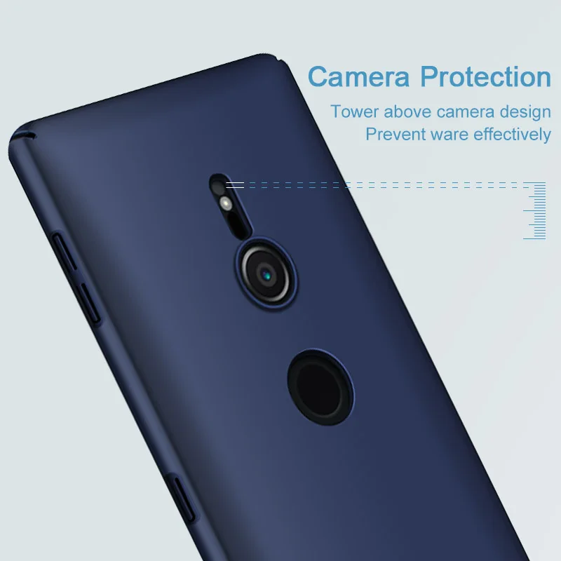 IMAK Jazz тонкий кожи тактильность жесткий чехол для телефона sony Xperia XZ2 бампер Экран