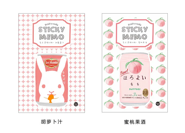 Mohamm Little Bit Thirsty серия Kawaii Sticky Notes офисный Декор блокнот поставки украшения японские канцелярские принадлежности