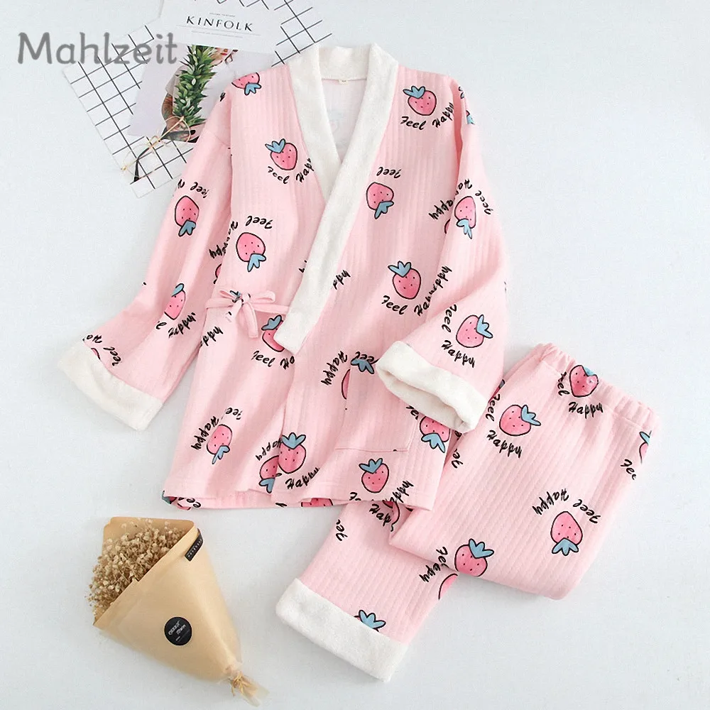2018 Maternity Autumn Winter warm Nursing clothes Pregnant Women 100% cotton Sleepwear Breastfeeding outwear Cardigan | Мать и ребенок