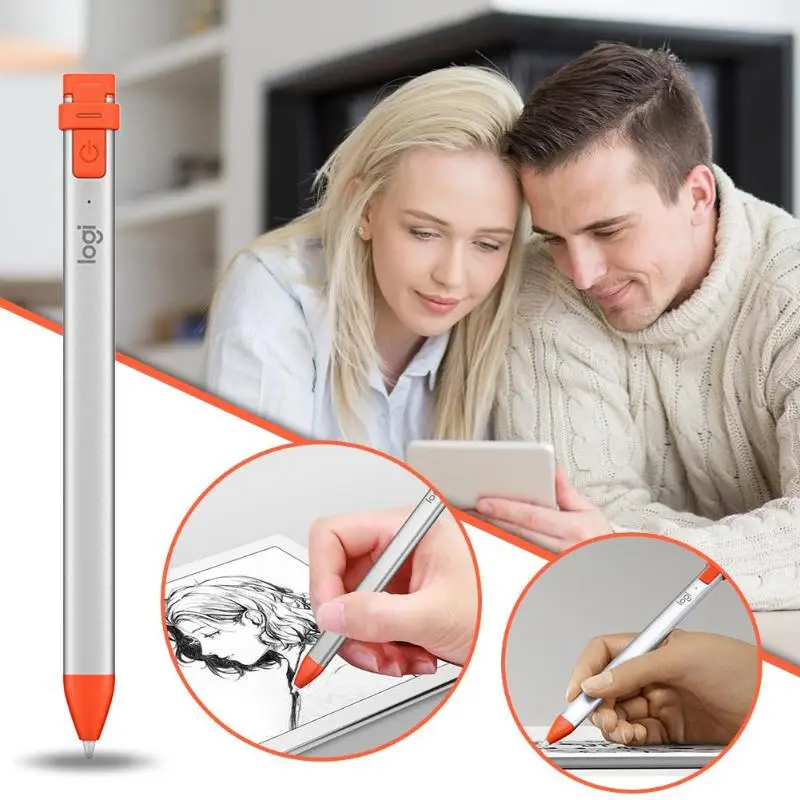 Logitech Crayon стилус для iPad Pro 11/12. " Мини 5th Gen Air 3rd Gen планшет ноутбук, мобильный телефон Smart Digital Сенсорный экран ручка