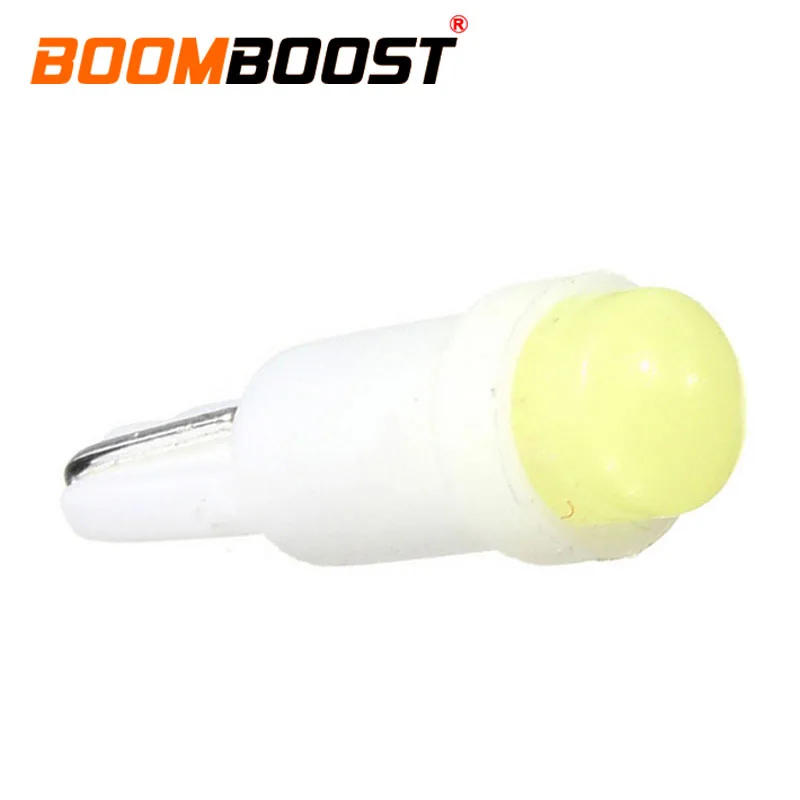 10 штук 12 V желтый/синий/зеленый/красный/белый T5 1 со светодиодом Cob приборной