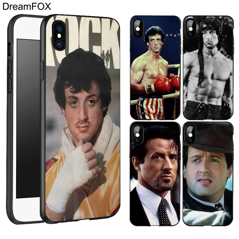DREAMFOX L251 Sylvester Stallone Черный Мягкий ТПУ силиконовый чехол для Apple iPhone 11 Pro XR XS Max X 8 7 6 6S