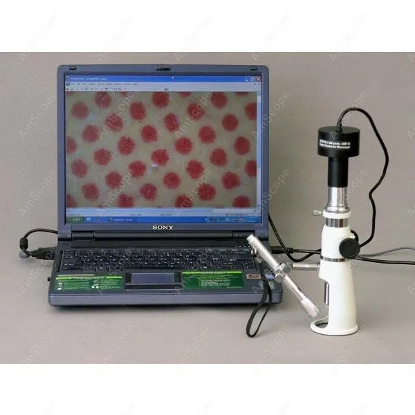 Микроскоп магазина измерений амскоп поставки 20X 50X 100X магазин микроскоп + камера