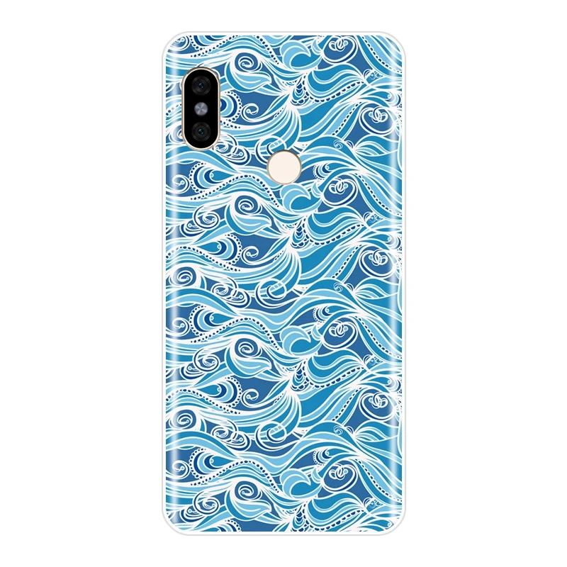 Чехол для телефона Xiaomi Redmi S2 4 4A 4X 5A 6 6A 5 Plus силиконовый волнистый чехол Pocophone F1 Note Pro