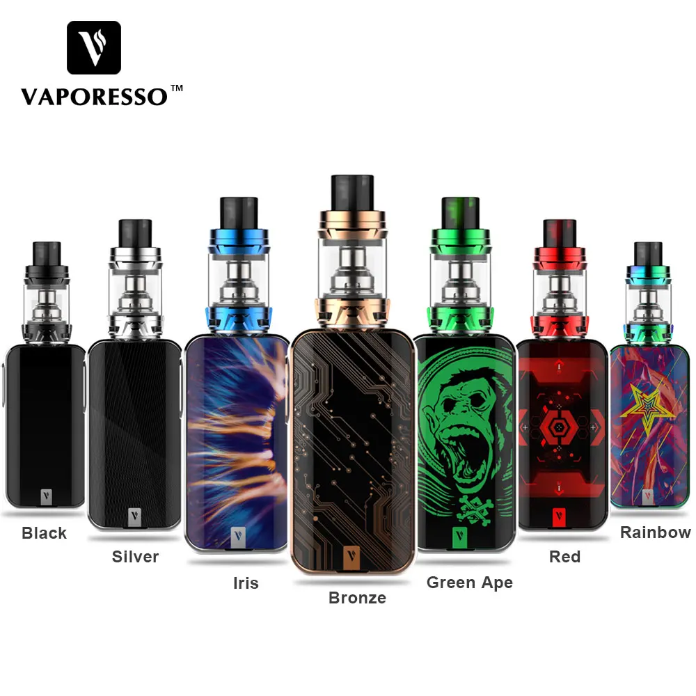 Оригинальный 220 Вт Vaporesso люкс Vape комплект с SKRR баком 8 мл распылитель QF в сеточку