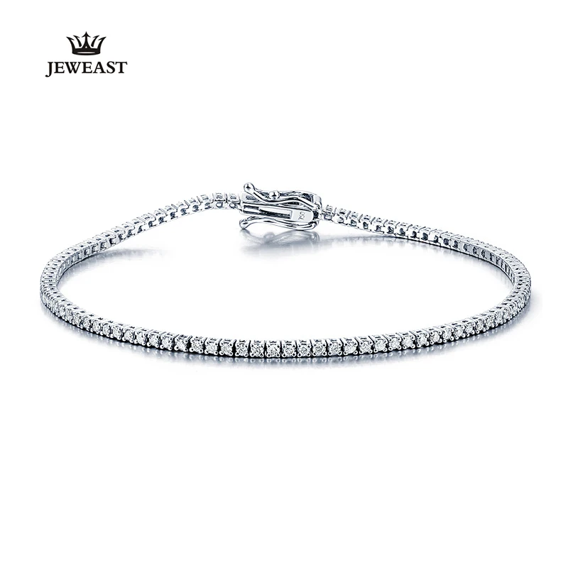 Браслет из чистого золота 18 К настоящий однотонный золотой браслет AU 750 хорошего